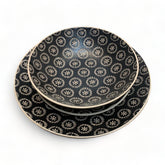 Vajilla de Porcelana color negro 18pzas